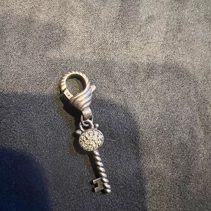Judith Ripka key to my heart charm